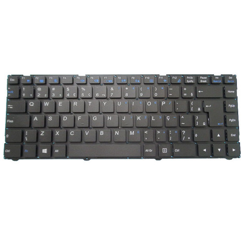 Laptop Keyboard For BTO U•BOOK 14CL23 N240JU Brazilian BR Black No Frame New