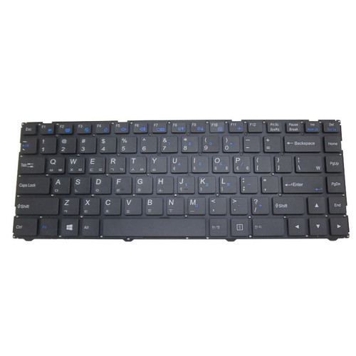 Laptop Keyboard For BTO U•BOOK 14CL23 N240JU Korean KR Black No Frame New