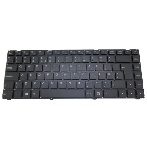Laptop Keyboard For BTO U•BOOK 14CL824 N240WU United Kingdom UK Black No Frame New