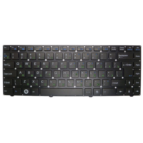 Laptop Keyboard For BTO U•BOOK 14CL17 W540SU1 Russian RU Black No Frame New