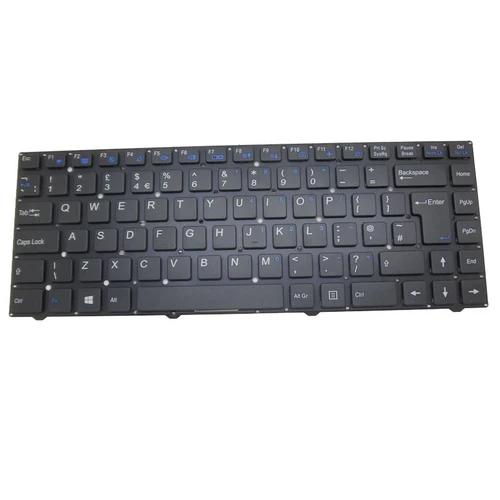 Laptop Keyboard For BTO U•BOOK 14CL17 W540SU1 United Kingdom UK Black No Frame New