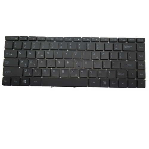 Laptop Keyboard For techbite Arc 13.3 SLIM 64 GB United States US Black Without Frame