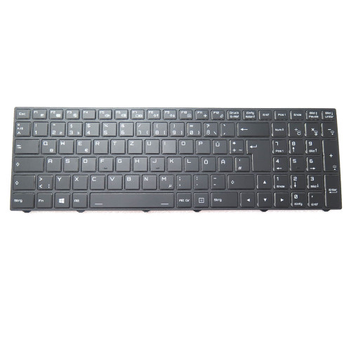 Laptop Keyboard For KEYNUX YMAX 9-XSNW X370SNW German GR With Frame With Backlit Black