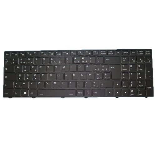 Laptop Keyboard For KEYNUX YMAX 8-XSNV X370SNV Belgium BE With Frame With Backlit Black