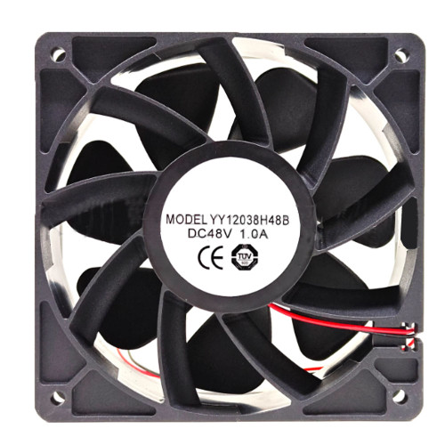 Cooling Fan For SNOWFAN YY12038H48B DC48V 1A 2-wire New
