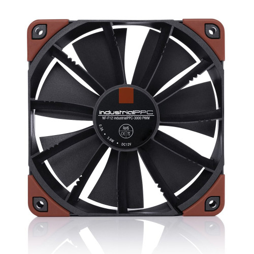 Cooling Fan For Noctua NF-F12 industrialPPC-3000 PWM DC12V 0.3A 3.6W 3000RPM 120*120*25mm 4Pin New