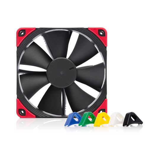 Cooling Fan For Noctua NF-F12 PWM chromax.black swap DC12V 0.05A 0.6W 1500RPM 120*120*25mm 4Pin New