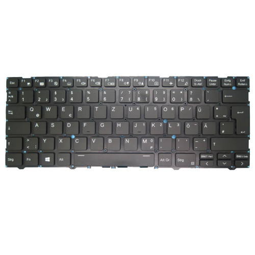 Laptop Keyboard For KEYNUX Jet I-L1MU L142MU German GR Without Frame With Backlit New Black