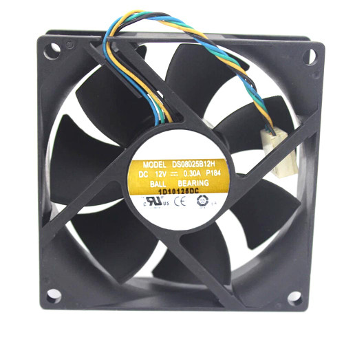 Fan For AVC DS08025B12H P184 DS08025B12H-P184 DC12V 0.30A 4PIN 4Lines New