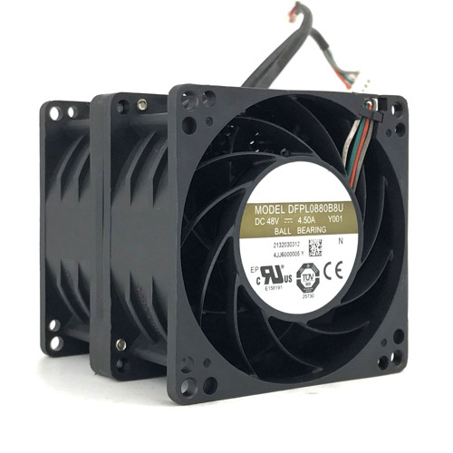 Fan For AVC DFPL0880B8U Y001 DFPL0880B8U-Y001 DC48V 4.50A 8Lines New