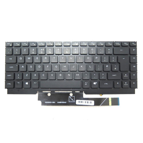 Laptop Keyboard For Alienware M15 R5 R6 V203625-UKA United Kingdom UK Black With RGB Backlit New