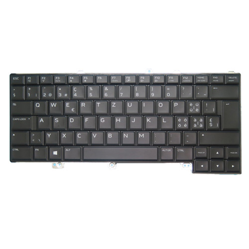 Laptop Keyboard For Alienware 13 R3 Swiss SW Black With Backlit New