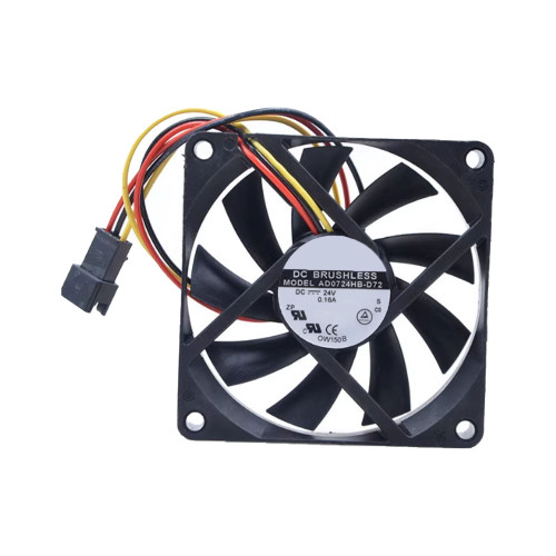 Cooling Fan For ADDA AD0724HB-D72 DC24V 0.16A 3-wire E2 Interface New