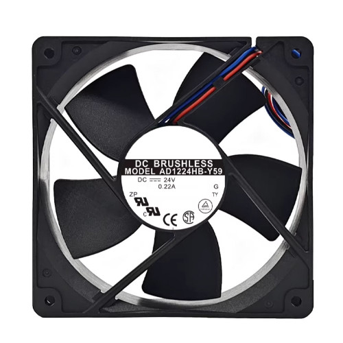 Cooling Fan For ADDA AD1224HB-Y59 DC24V 0.22A 3-wire New