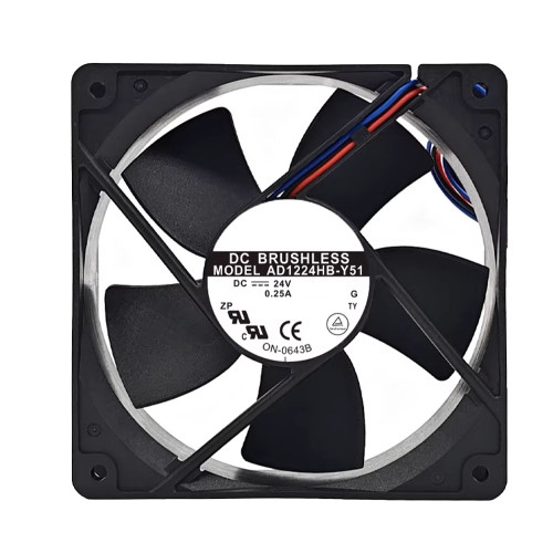 Cooling Fan For ADDA AD1224HB-Y51 DC24V 0.25A 2-wire New