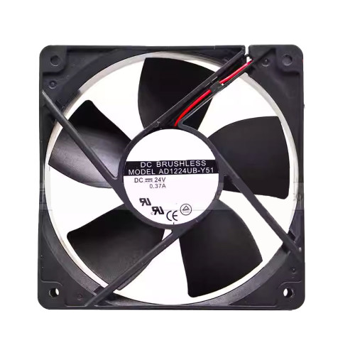 Cooling Fan For ADDA AD1224UB-Y51 DC24V 0.37A 2-wire Lead Type New