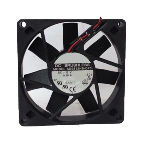 Cooling Fan For ADDA AD0812HB-D70 DC12V 0.18A 2-wire 2.4 2Pin Interface New