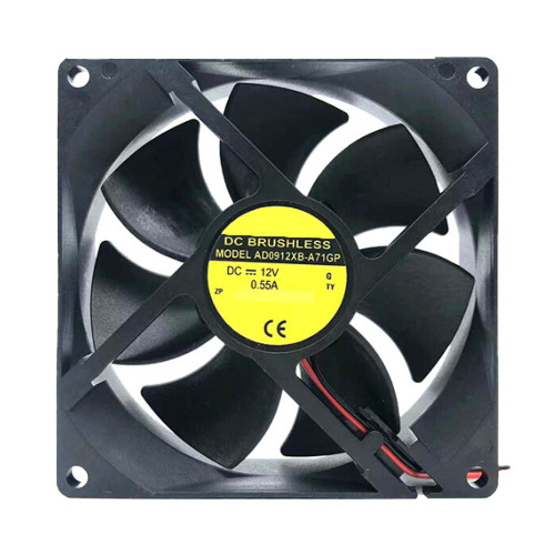 Cooling Fan For ADDA AD0912XB-A71GP DC12V 0.55A 2-wire New