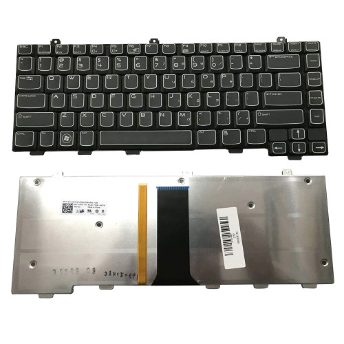 Laptop Keyboard For Alienware M15X English US Black With Backlit New