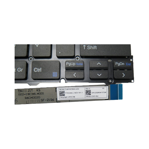 Laptop No Backlit Keyboard For CVM19C5600-430 6-80-L1403-191-1 United Kingdom UK No Frame
