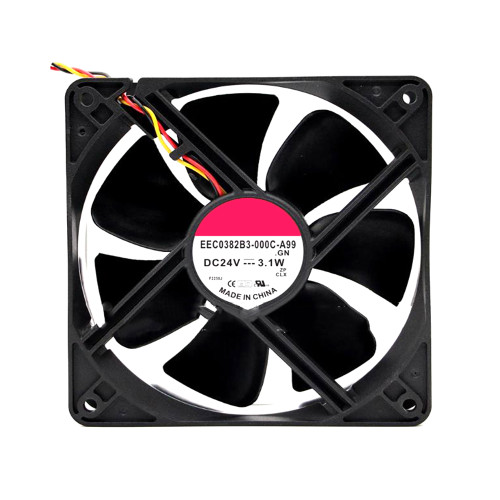 Cooling Fan For SUNON EEC0382B3-000C-A99 DC24V 3.1W 12CM 3PIN New