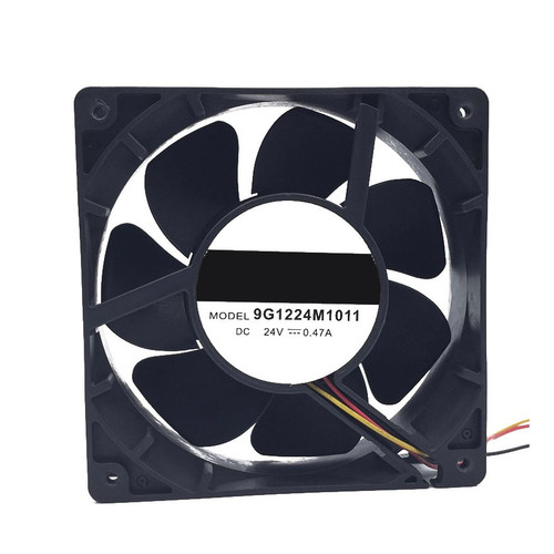 Cooling Fan For SANYO DENKI 120 9G1224M1011 120*120*38MM DC24V 0.47A 2Lines New