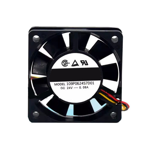 Cooling Fan For SANYO DENKI 60 109P0624S7D01 60*60*15MM DC24V 0.08A 3Lines With Ordinary Interface New