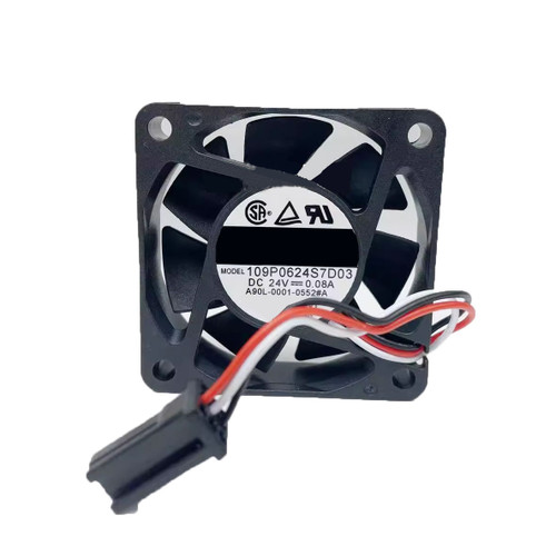 Cooling Fan For SANYO DENKI 60 109P0624S7D03 60*60*15MM DC24V 0.08A 3Lines With Nako Interface New