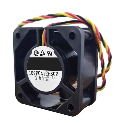 Cooling Fan For SANYO DENKI 40 109P0412H602 40*40*20MM DC12V 0.11A 3Lines New