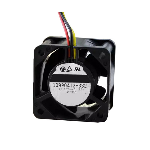 Cooling Fan For SANYO DENKI 109P0412H332 40*40*28MM DC12V 0.195A 3Lines New