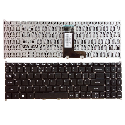 Laptop No Backlit Keyboard For ACER For Aspire 3 A315-54-34PS NX.HEFAA.003 English US Black New