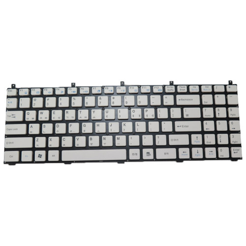 Laptop Keyboard For CLEVO M9800 MP-08J43K0-430 6-80-W76S0-112-1 Korean KR White Without Frame New