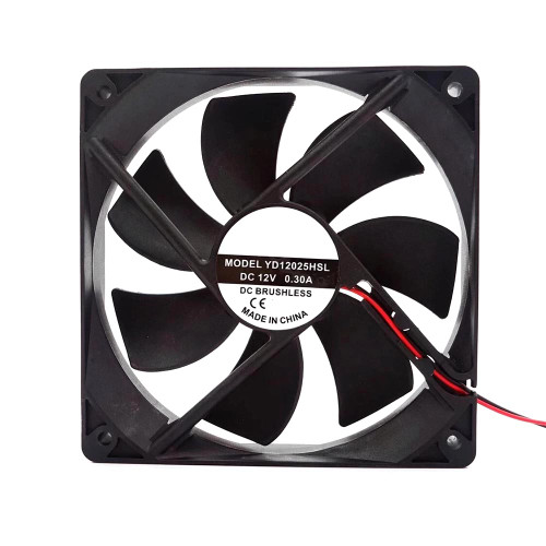 Cooling Fan For YD YD12025HSL DC12V 0.30A 2PIN 2Lines New
