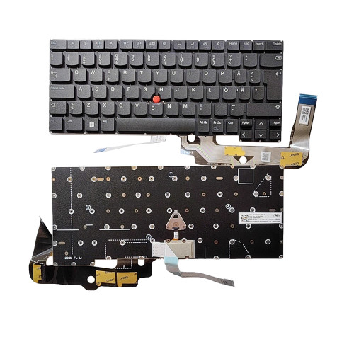 Laptop Keyboard For Lenovo ThinkPad T14s Gen 4 Sweden SD Without Backlit Black New