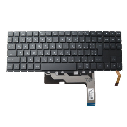 Laptop KeyBoard For HP OMEN 16-B0000 M62260-291 M62262-291 M62255-291 Japanese JP with RGB Backlit 9Z.NHQBQ.70J NSK-X27BQ JP Black