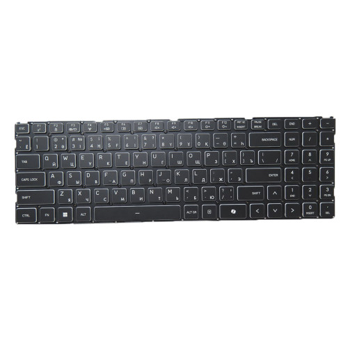 Laptop Keyboard For Tanshi X669 Without Backlit film no Frame Russian RU Black