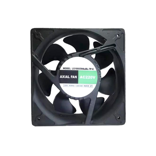 Cooling Fan For JIU LONG LG18065HA2BL-7P-C AC220V 50/60Hz 0.25/0.36A 55/80W 180*180*65MM 2Lines New