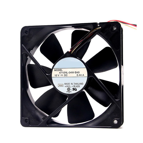 Cooling Fan For NMB 4710NL-04W-B49 120*120*25MM 12VDC 0.44A 3Lines New