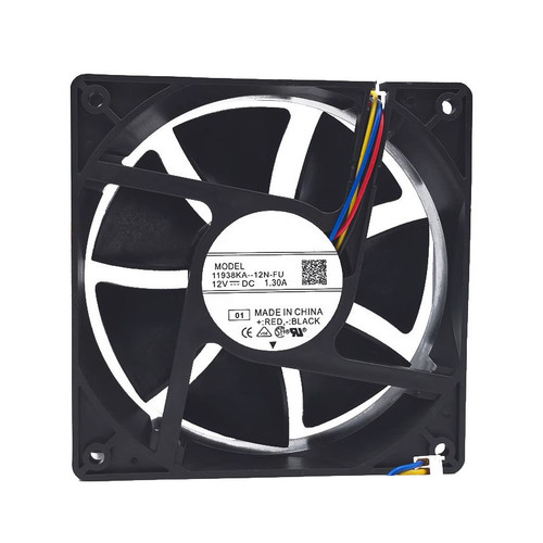 Cooling Fan For NMB 11938KA-12N-FU 120*120*38MM DC12V 1.30A 3Lines New