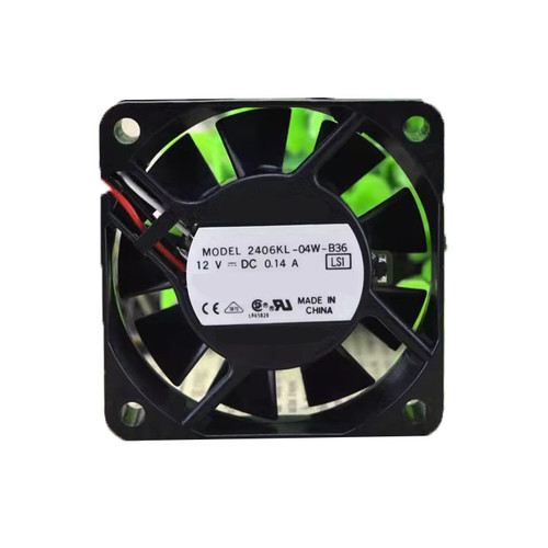 Cooling Fan For NMB 2406KL-04W-B36 60*60*15MM 12VDC 0.14A 3Lines New