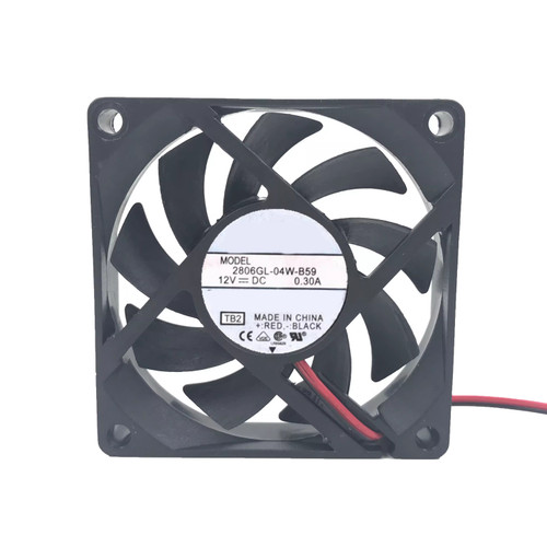 Cooling Fan For NMB 2806GL-04W-B59 70*70*15MM DC12V 0.30A 2Lines New