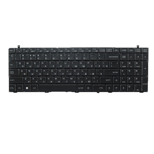 Laptop No Backlit Paper Keyboard For Tongfang GM7ZG0R Russian RU Black No Frame New