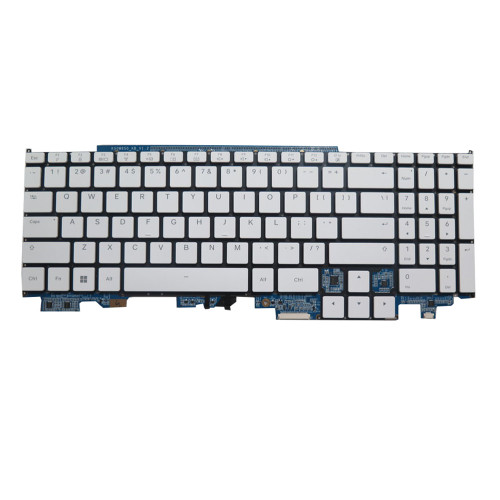 Laptop Mechanical Keyboard For Tongfang X6 X6A X6AR X6AR5 RGB Colourful Backlit English US White No Frame New