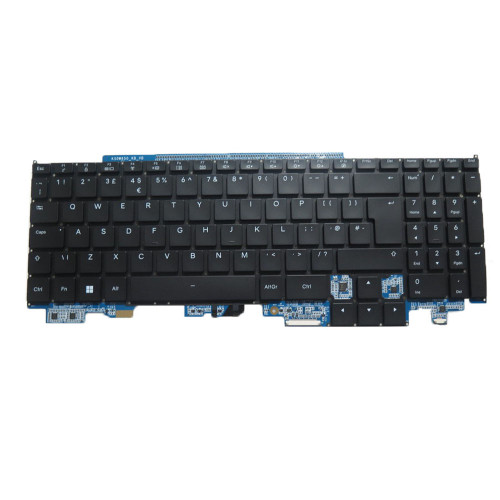Laptop Mechanical Keyboard For Tongfang X6 X6F X6FR X6FR5 RGB Colourful Backlit United Kingdom UK/GB Black No Frame New