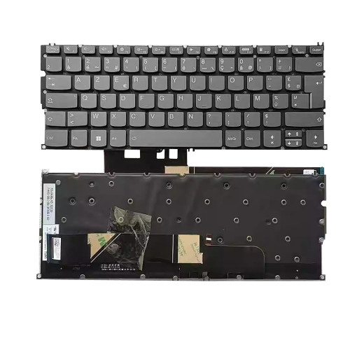 Laptop Keyboard For Lenovo Yoga 5G-14Q8CX05 81XE France FR With Backlit Gray New