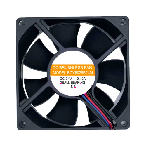 Cooling Fan For HSC BCY8025B24M DC24V 0.12A New