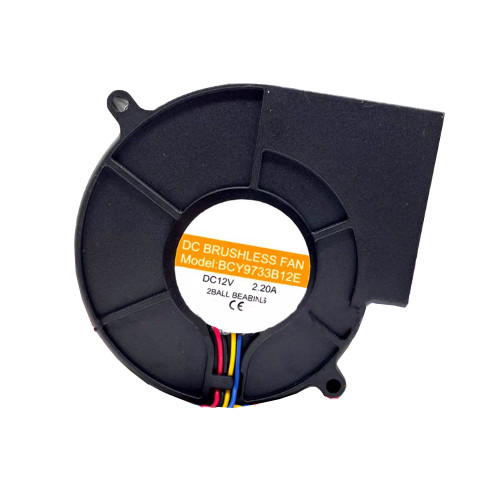 Cooling Fan For HSC BCY9733B12E DC12V 2.2A 2-wire New