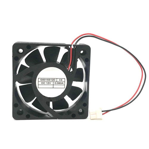 Cooling Fan For NONOISE G5015S12D CS G5015S12D-CS DC12V 0.080A 2PIN 2Lines New