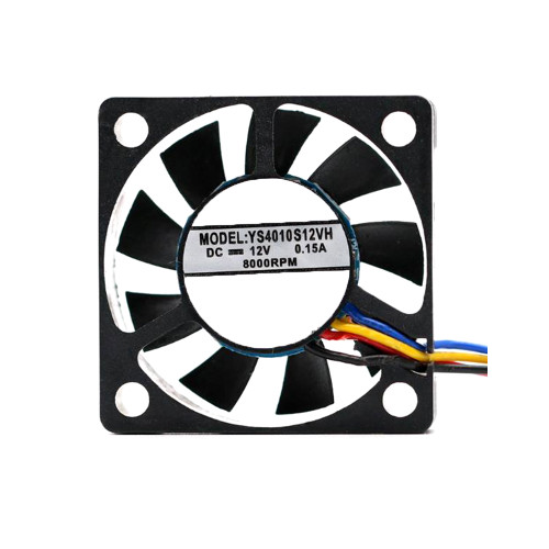 Cooling Fan For YUSHI YS4010S12VH DC12V 0.15A 8000RPM 4CM 4PIN New