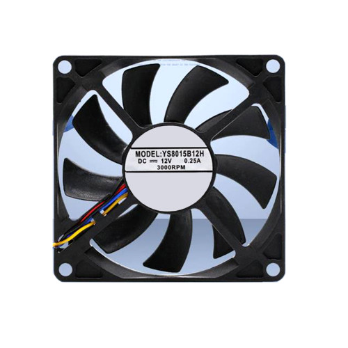 Cooling Fan For YUSHI YS8015B12H DC12V 0.25A 3000RPM 8CM 4PIN New